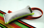 XL Beißwurst Feuerwehrschlauch Neon-Extrem 46 x 5,5 cm, 1 Band